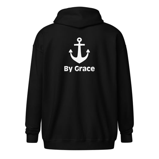 Anchored By Grace Unisex heavy blend zip hoodie